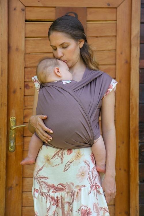 Neko Stretchy Wrap Sling – Taupe